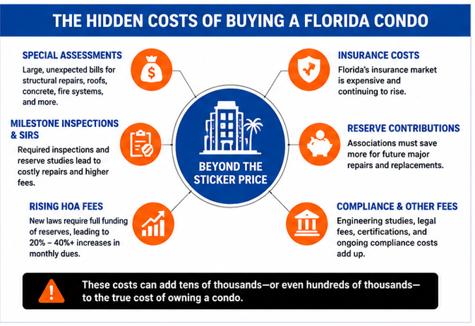 hidden costs of buying a Florida condo