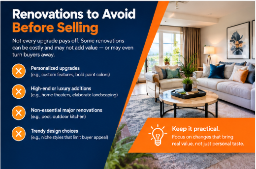 The Best Renovations Before Selling